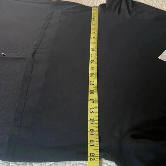 NWT JJill Stretch Knit Long Tunic Top Womens XL Petite Black Lagenlook Comfort - Picture 11 of 17